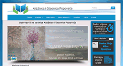 Desktop Screenshot of knjiznica-popovaca.hr