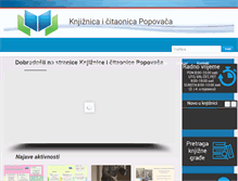 Tablet Screenshot of knjiznica-popovaca.hr